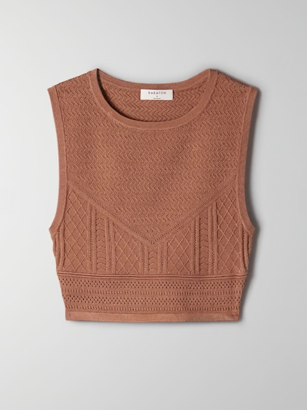 Babaton Pointelle Sweater Tank